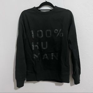 Everlane The 100% Human Typography Sweatshirt S